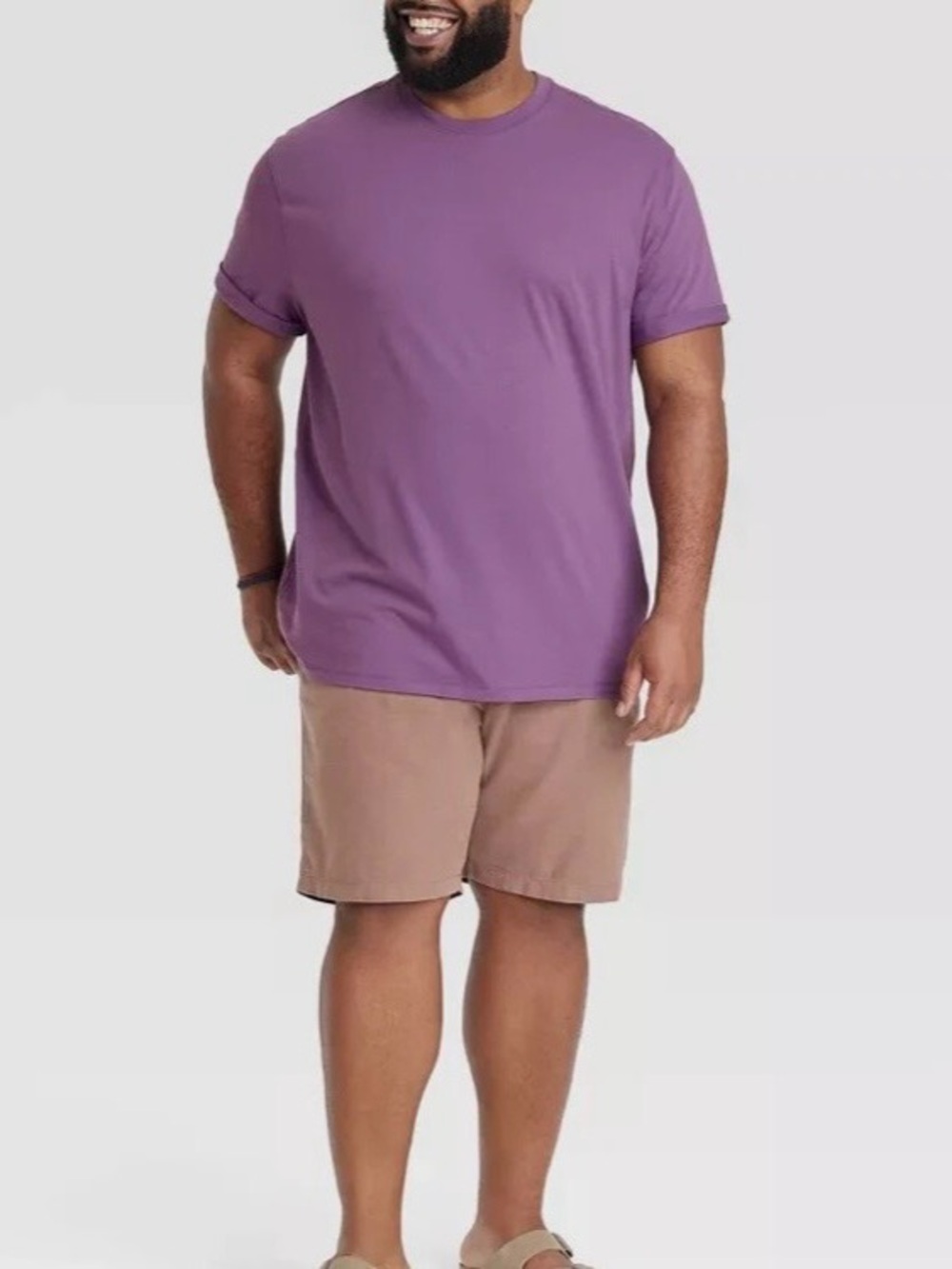 Goodfellow & Co Men's Crewneck T-Shirt in Purple